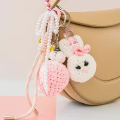 La Petite Épicerie Häkelset Anhänger Glam Pink