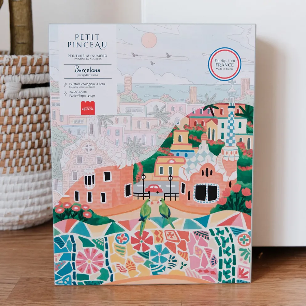 La Petite Épicerie Malen nach Zahlen Set Barcelona
