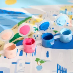 La Petite Épicerie Malen nach Zahlen Set Santorini