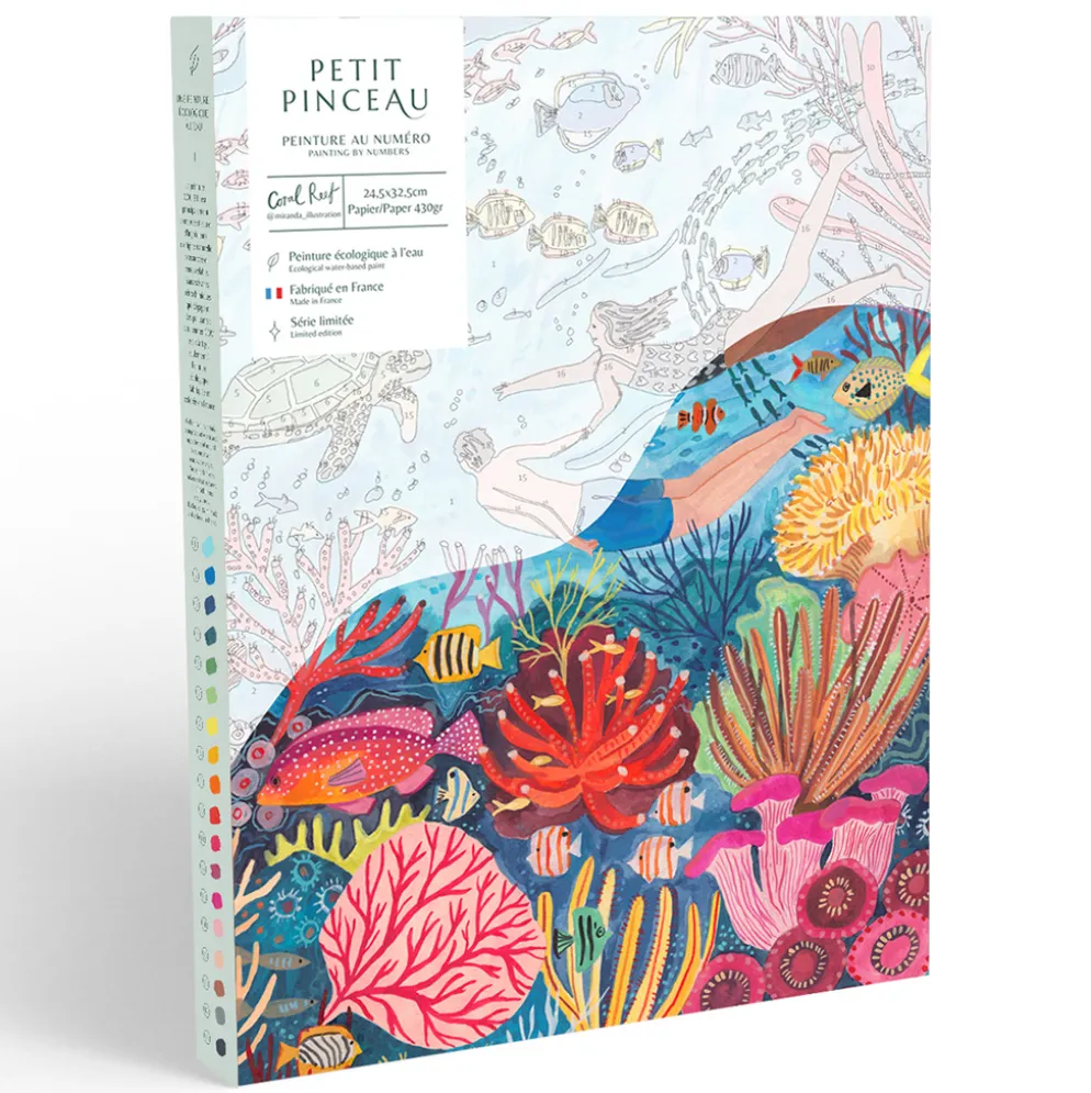 La Petite Épicerie Malen nach Zahlen Set Korallenriff