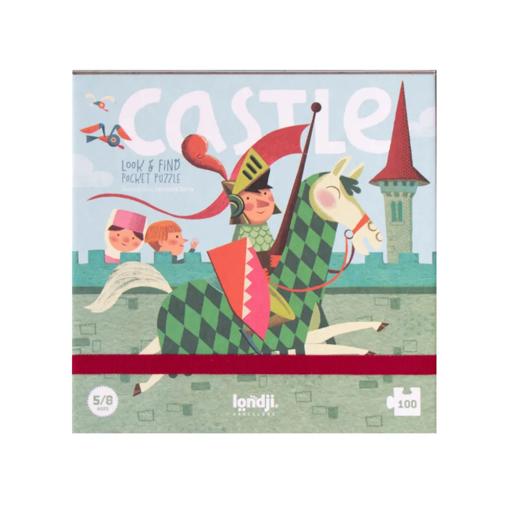 Londji Pocket Puzzle Castle 100-teilig