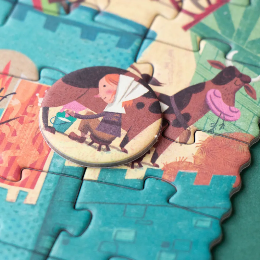 Londji Pocket Puzzle Castle 100-teilig