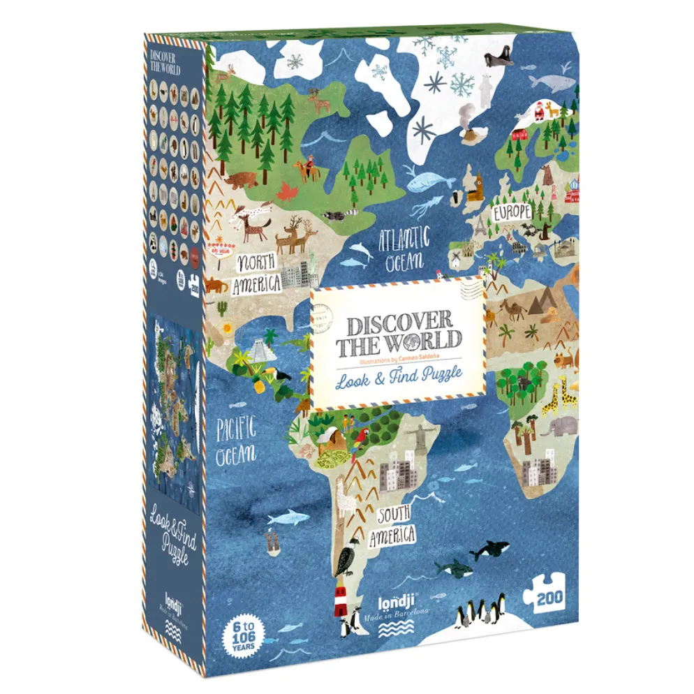 Londji Puzzle Discover the World 200-teilig