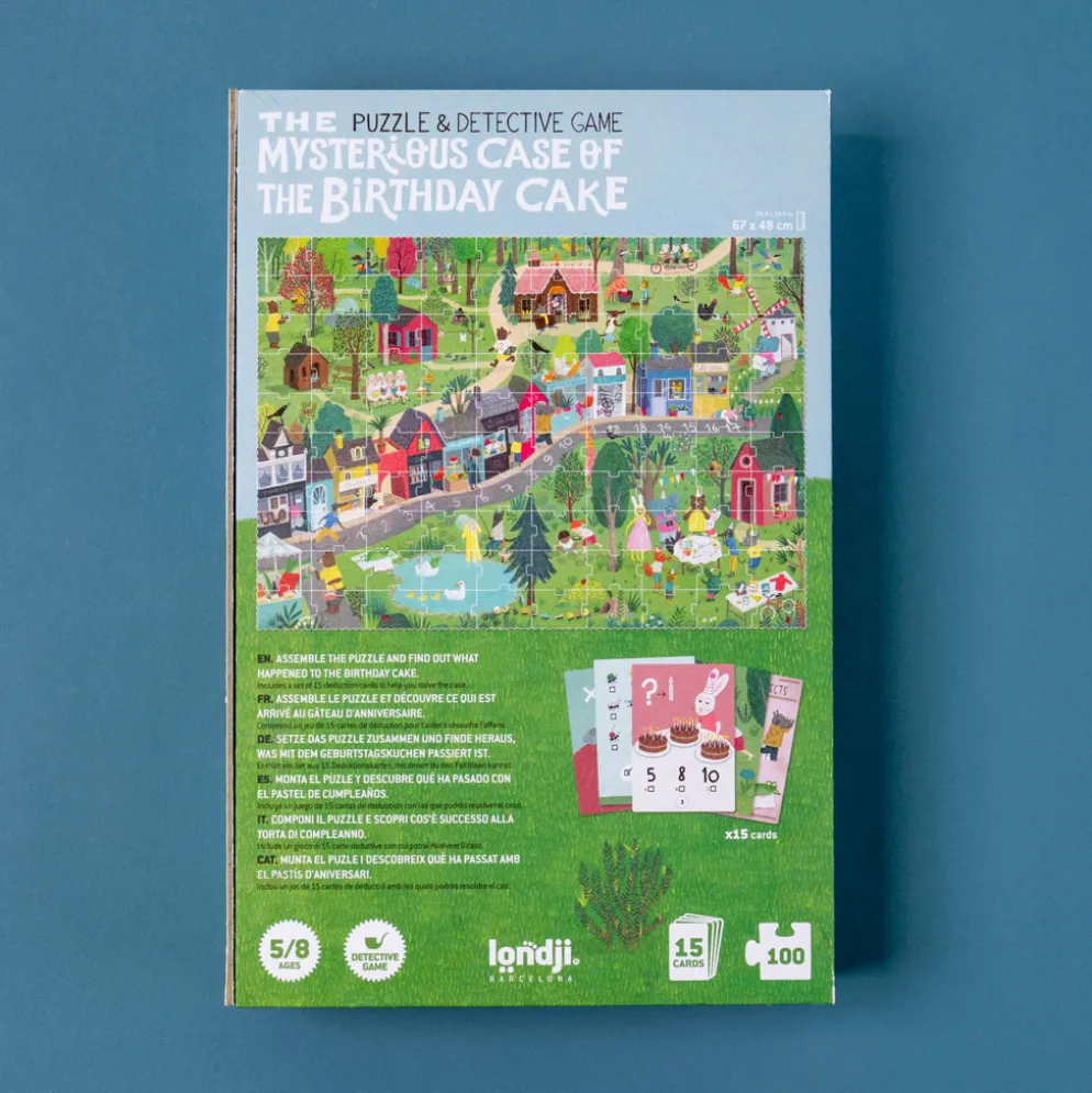 Londji Puzzle & Spiel The misterious case of the birthday cake 100-teilig