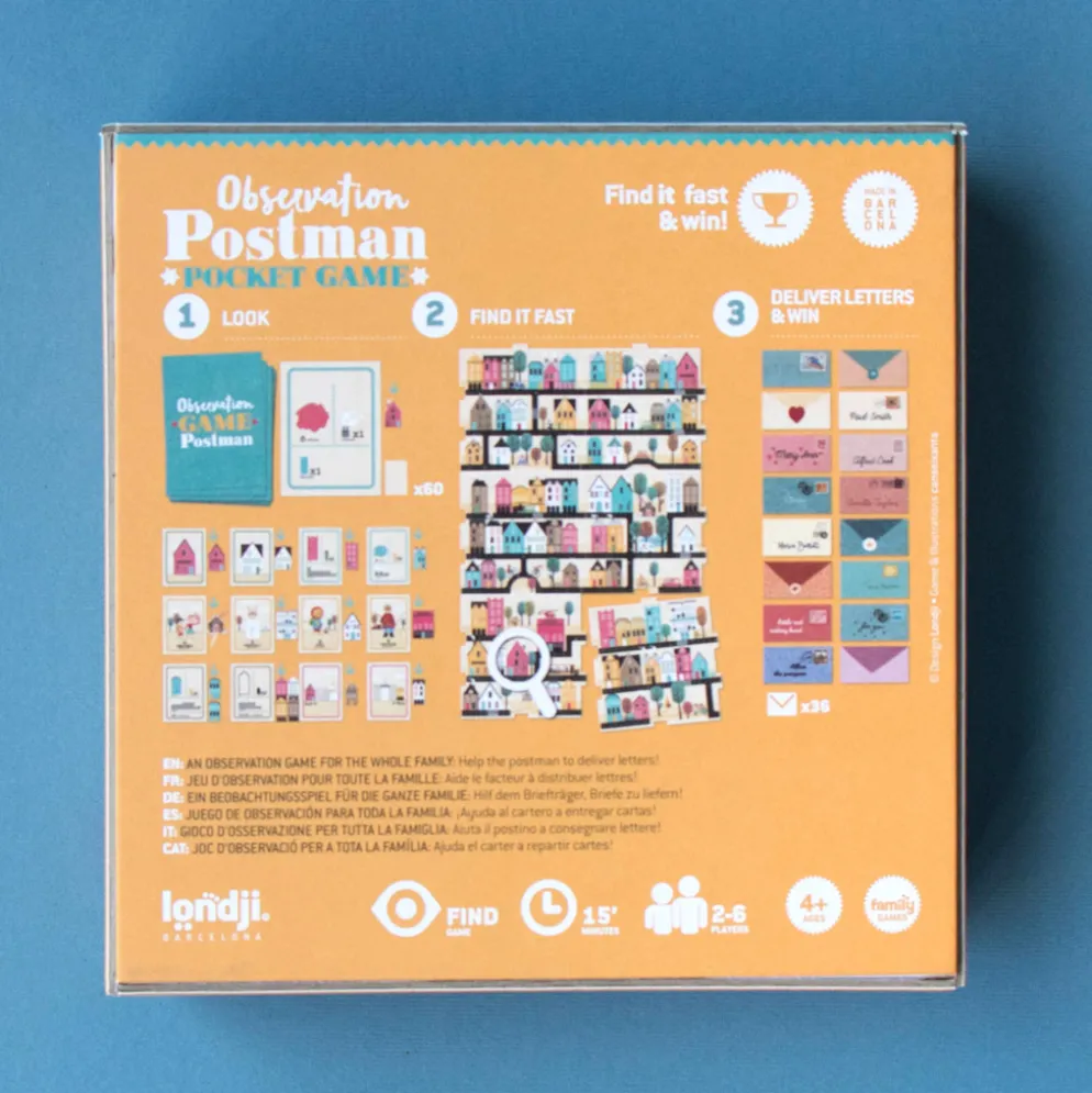 Londji Spiel Pocket Game Postman