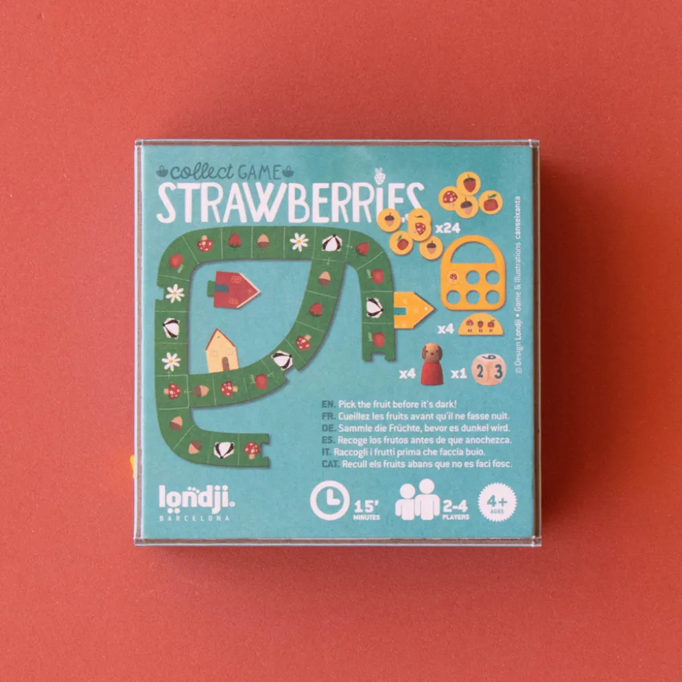 Londji Spiel Tiny Game Strawberries