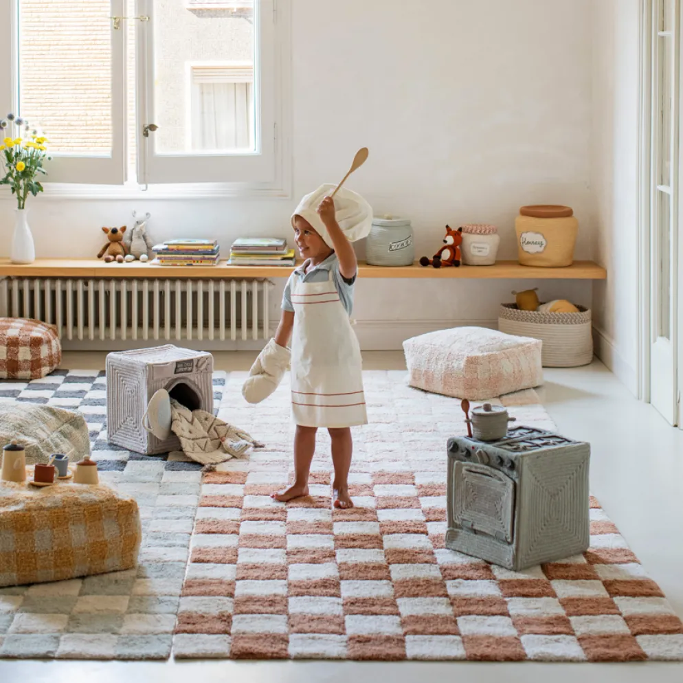 Lorena Canals Spielzeugkorb und Spielset Kitchen 4-teilig