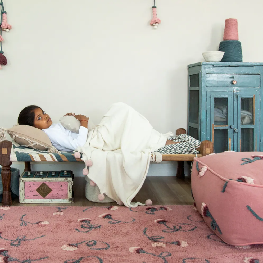 Lorena Canals Teppich waschbar English Garden Ash Rose