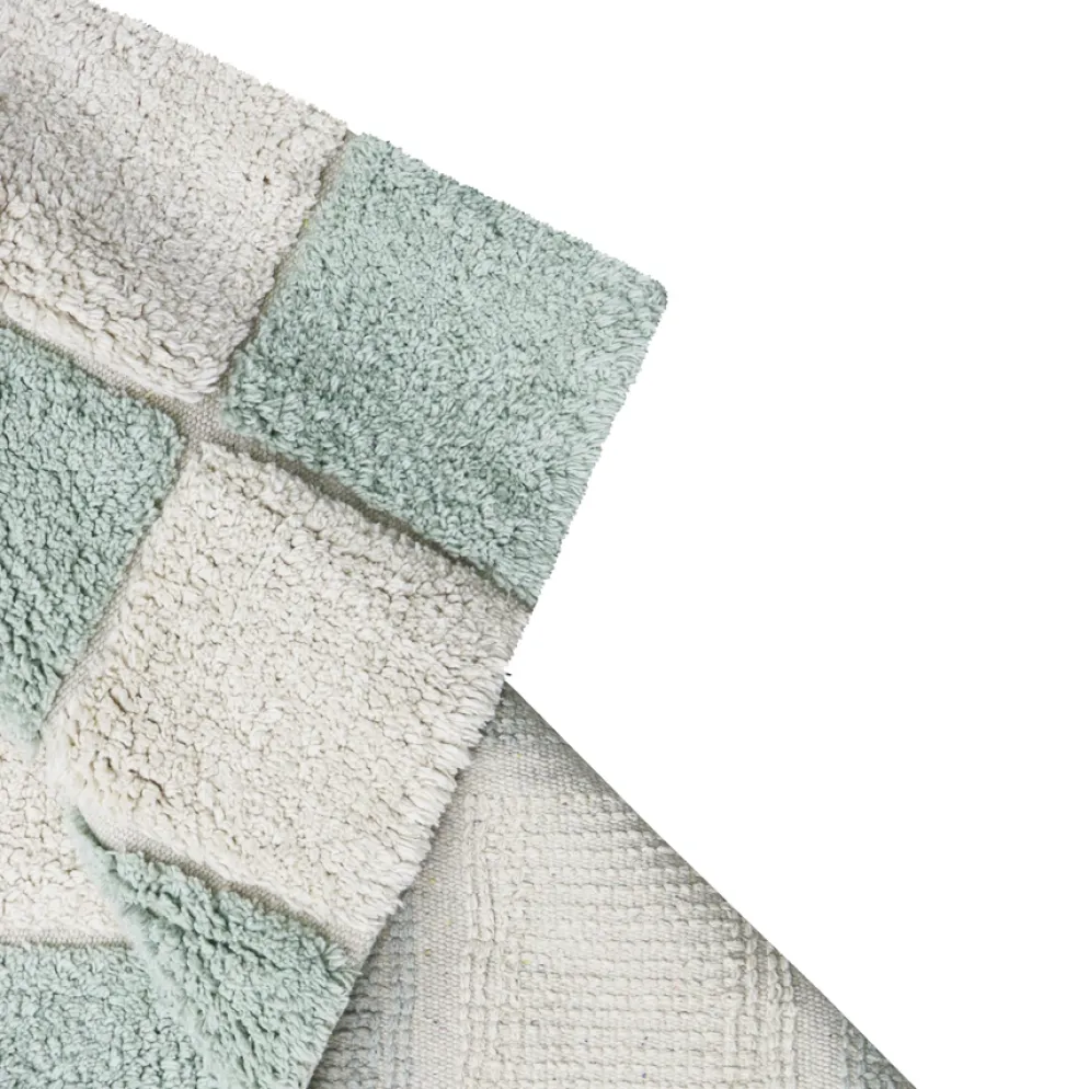 Lorena Canals Teppich waschbar Kitchen Tiles Blue Sage
