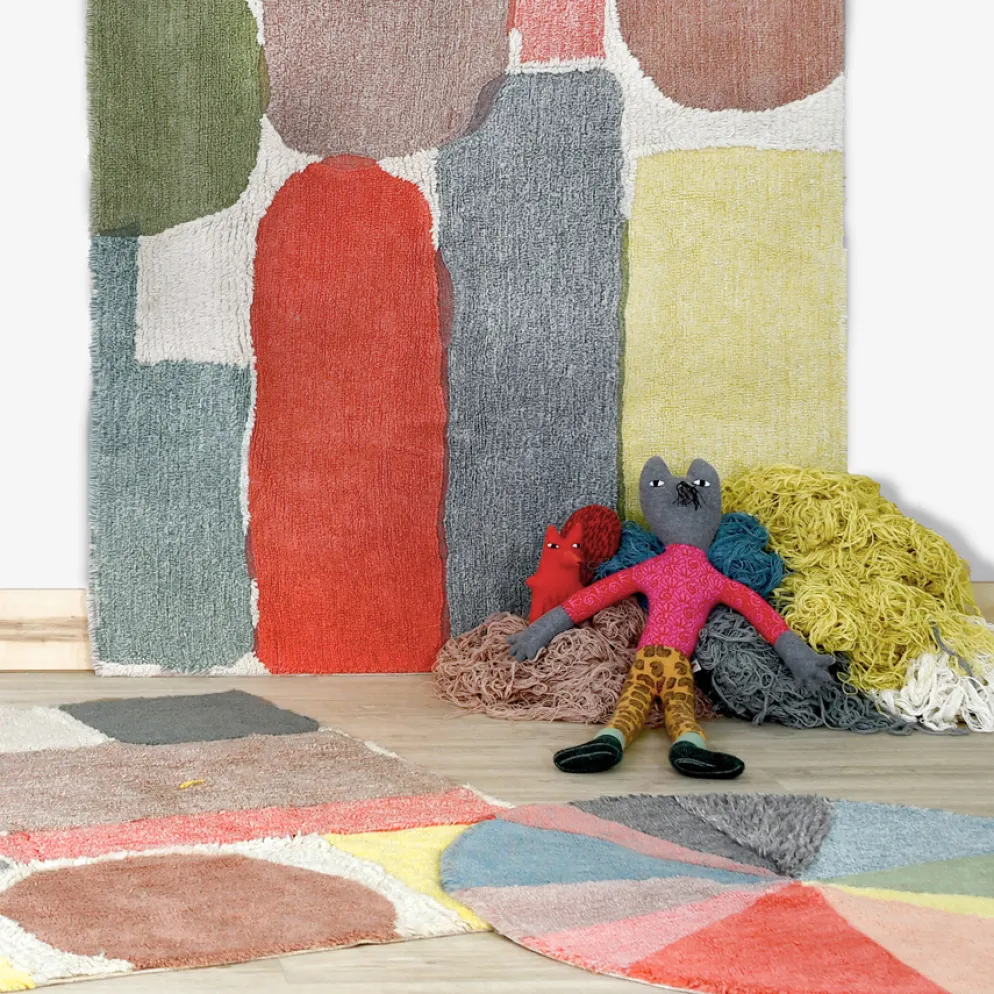 Lorena Canals Teppich Woolable Pie Chart Donna Wilson