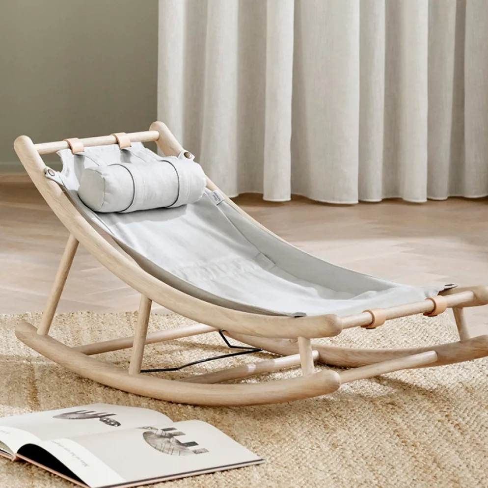 Oliver Furniture Baby- & Kleinkindwippe Wood Eiche/Grau