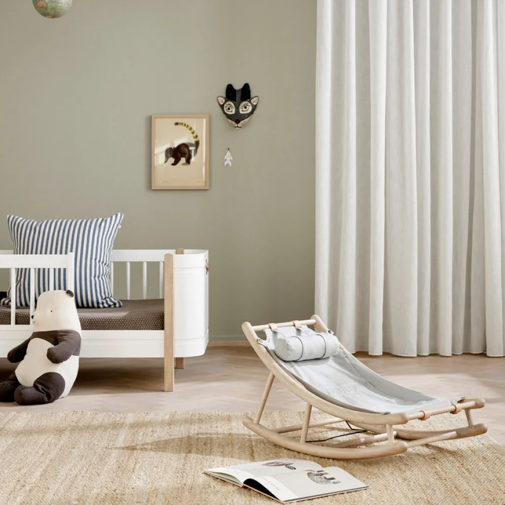 Oliver Furniture Baby- & Kleinkindwippe Wood Eiche/Grau