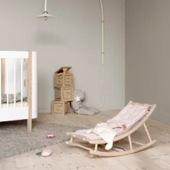 Oliver Furniture Baby- & Kleinkindwippe Wood Eiche/Rosa