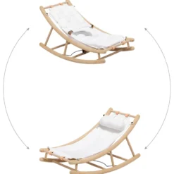Oliver Furniture Baby- & Kleinkindwippe Wood Eiche/Rosa