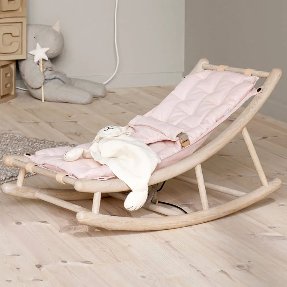 Oliver Furniture Baby- & Kleinkindwippe Wood Eiche/Rosa