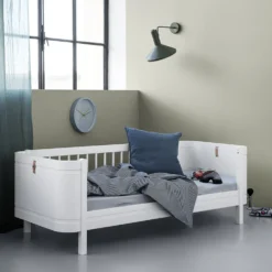 Oliver Furniture Baby- und Kinderbett Wood Mini+ Weiß inkl. Umbauset Juniorbett