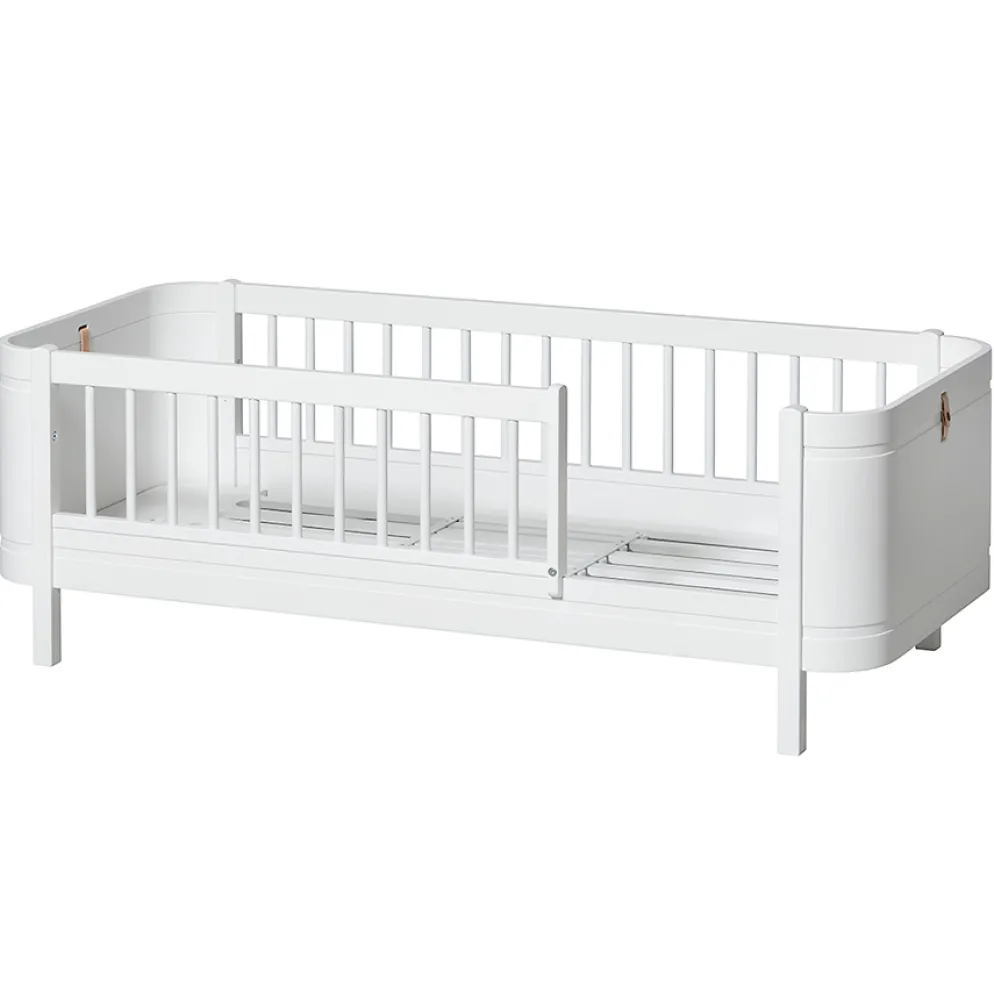 Oliver Furniture Baby- und Kinderbett Wood Mini+ Weiß inkl. Umbauset Juniorbett