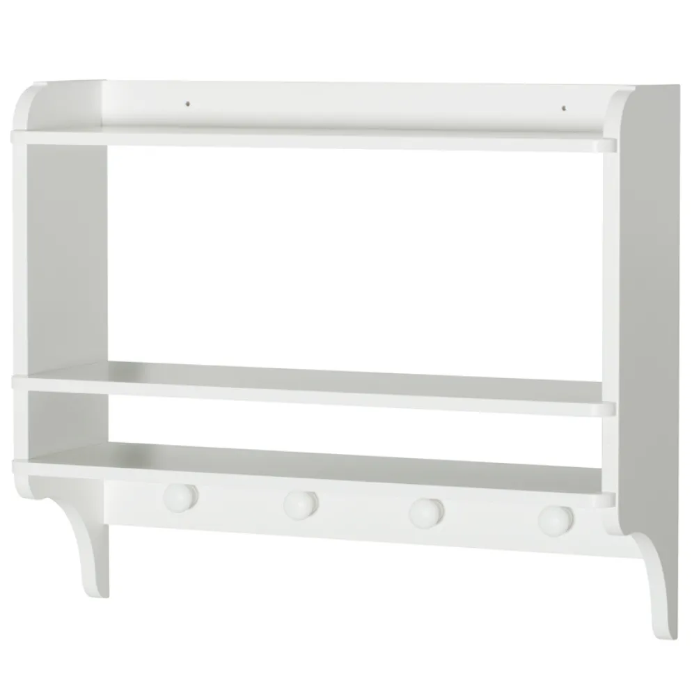 Oliver Furniture Bücherregal mit Haken Weiß