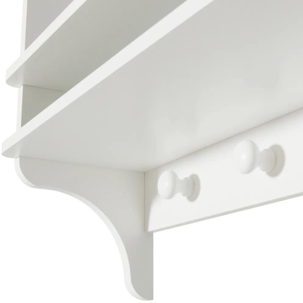 Oliver Furniture Bücherregal mit Haken Weiß