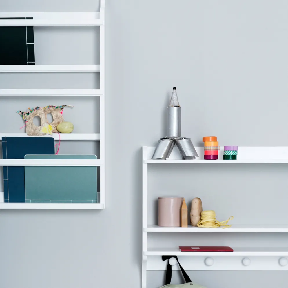 Oliver Furniture Bücherregal mit Haken Weiß