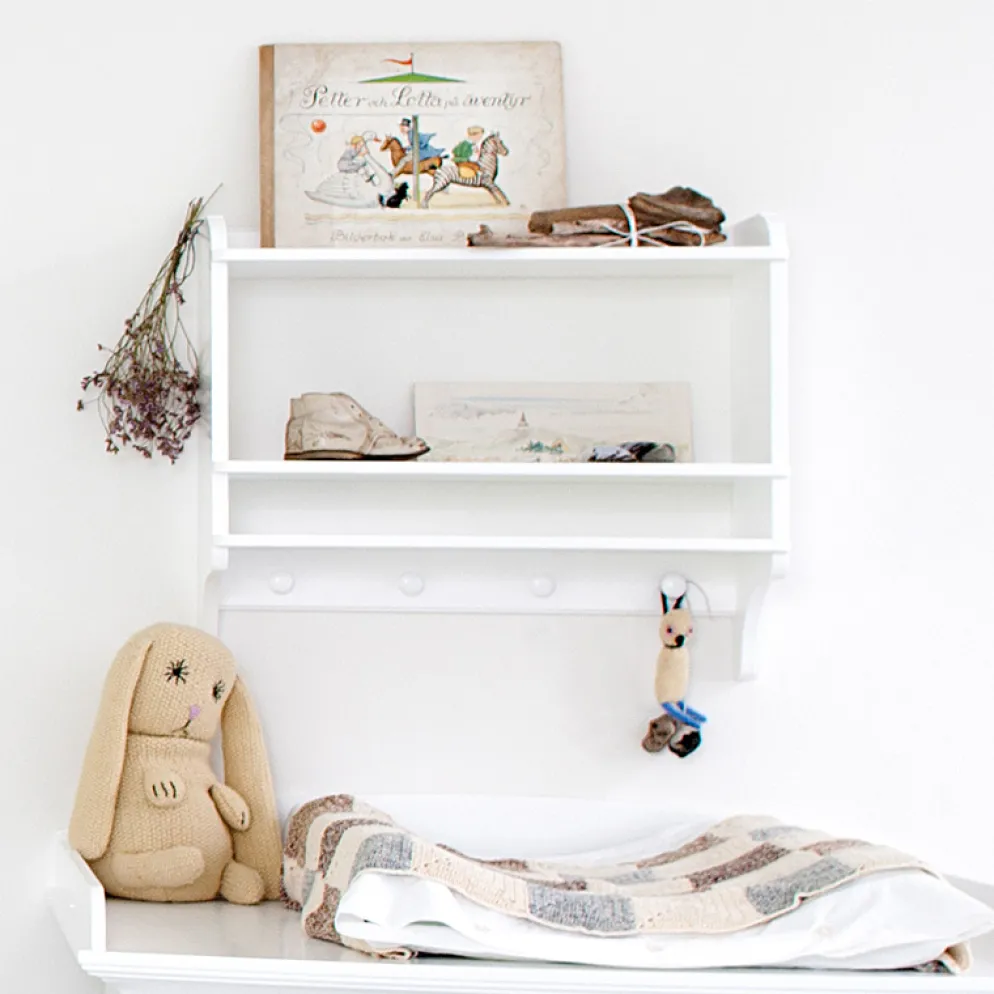 Oliver Furniture Bücherregal mit Haken Weiß
