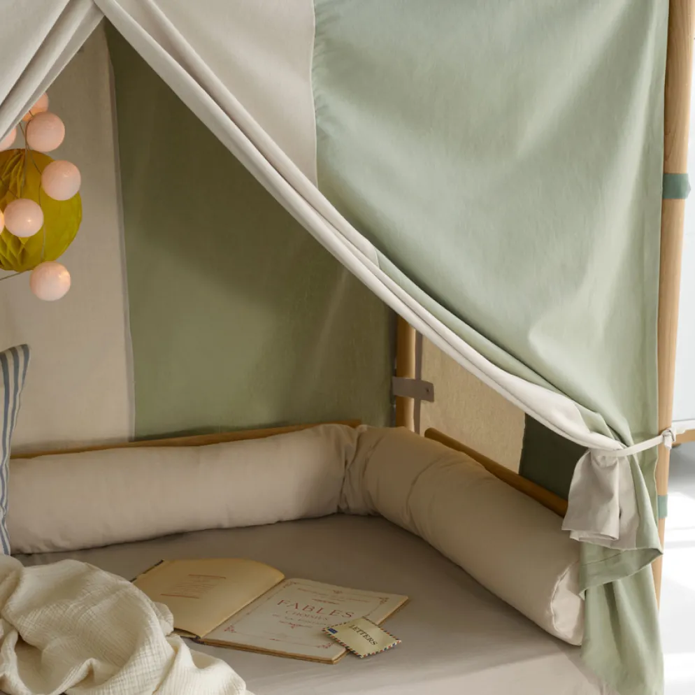 Oliver Furniture Camp Betthimmel Circus grün/ungefärbt