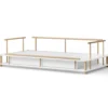 Oliver Furniture Camp Bettsofa 90x180 cm weiß/Eiche