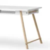 Oliver Furniture Camp Junior Schreibtisch höhenverstellbar weiß/Eiche