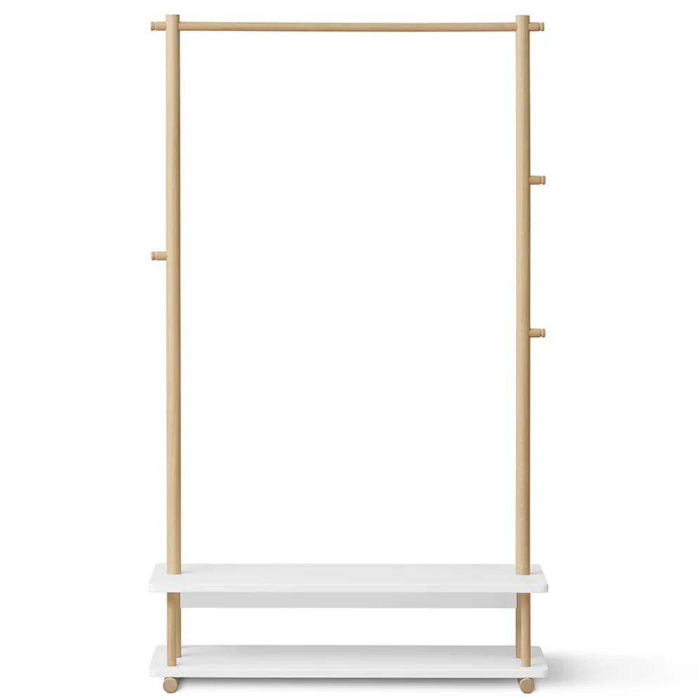 Oliver Furniture Camp Kleiderständer weiß/Eiche