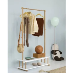 Oliver Furniture Camp Kleiderständer weiß/Eiche