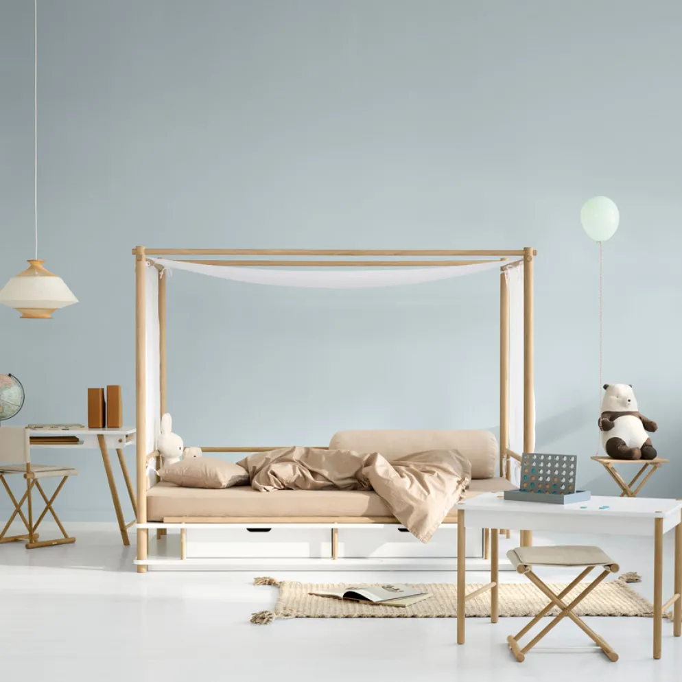 Oliver Furniture Camp Kleinkind Hocker Eiche/ungefärbt