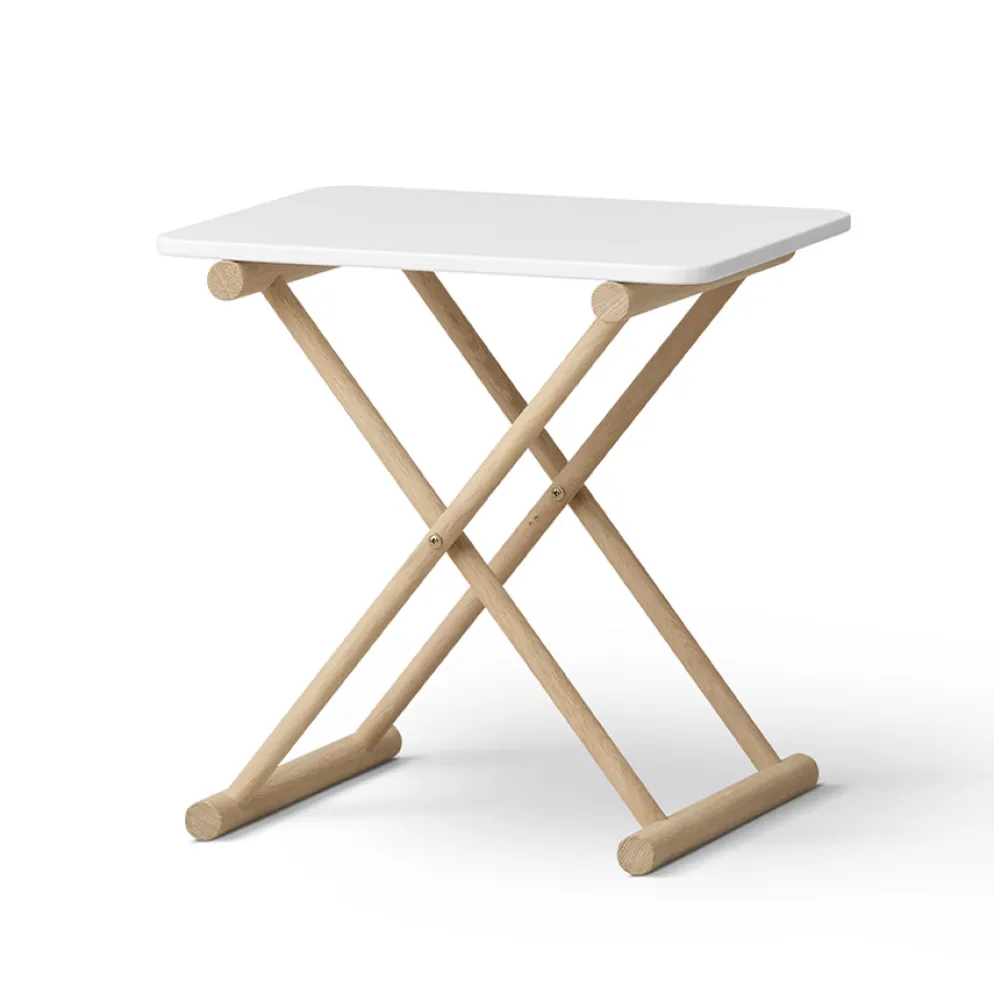 Oliver Furniture Camp Nachttisch hoch weiß/Eiche