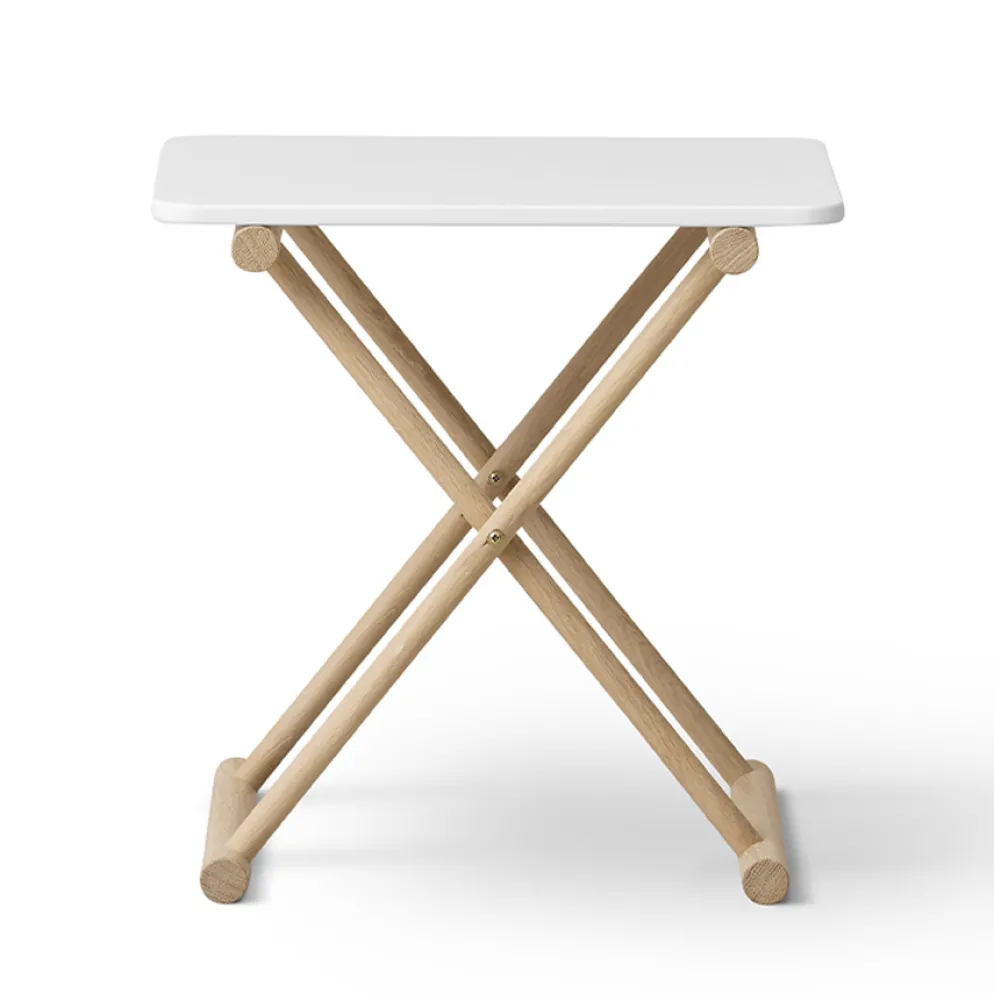Oliver Furniture Camp Nachttisch hoch weiß/Eiche