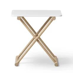Oliver Furniture Camp Nachttisch hoch weiß/Eiche