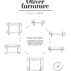 Oliver Furniture Einzelbett Wood Original Eiche