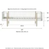 Oliver Furniture Einzelbett Wood Original Weiß
