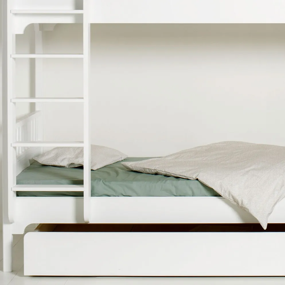 Oliver Furniture Etagenbett Seaside Classic Weiß mit gerader Leiter