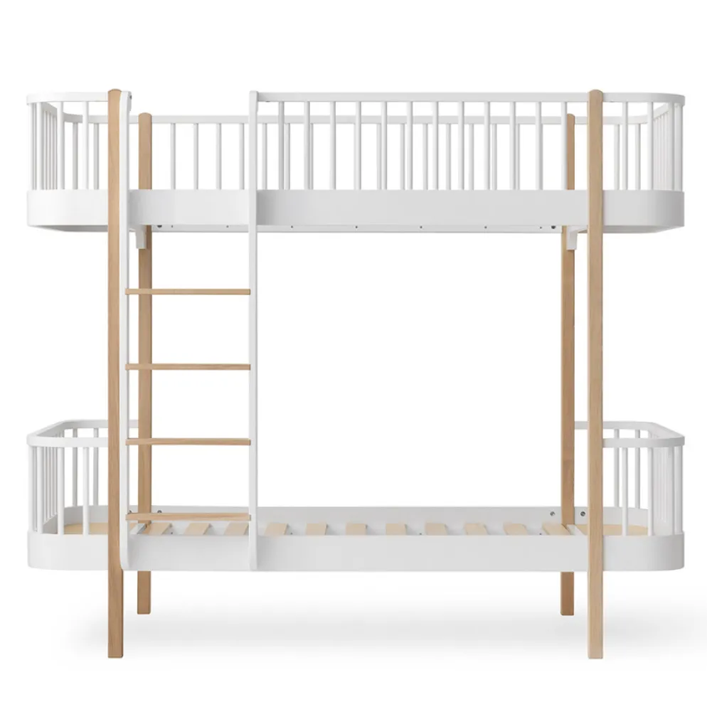 Oliver Furniture Etagenbett Wood Original Eiche - Leiter Vorne