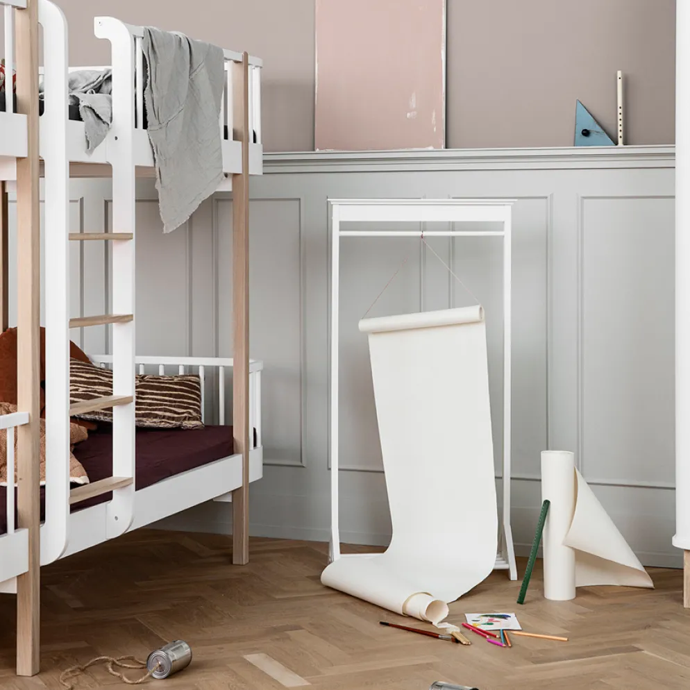 Oliver Furniture Etagenbett Wood Original Eiche - Leiter Vorne