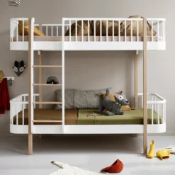Oliver Furniture Etagenbett Wood Original Eiche - Leiter Vorne