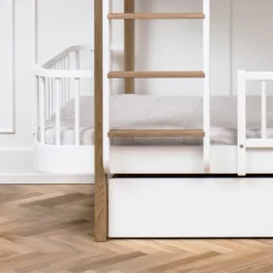 Oliver Furniture Etagenbett Wood Original Eiche - Leiter Vorne