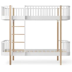 Oliver Furniture Etagenbett Wood Original Eiche - Leiter Vorne