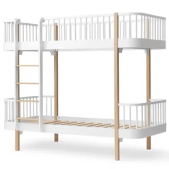 Oliver Furniture Etagenbett Wood Original Eiche - Leiter Vorne