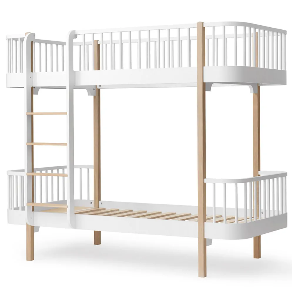 Oliver Furniture Etagenbett Wood Original Eiche - Leiter Vorne