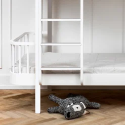 Oliver Furniture Etagenbett Wood Original Weiß - Leiter Vorne