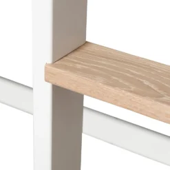 Oliver Furniture halbhohes Hochbett Wood Mini+ Weiß/Eiche