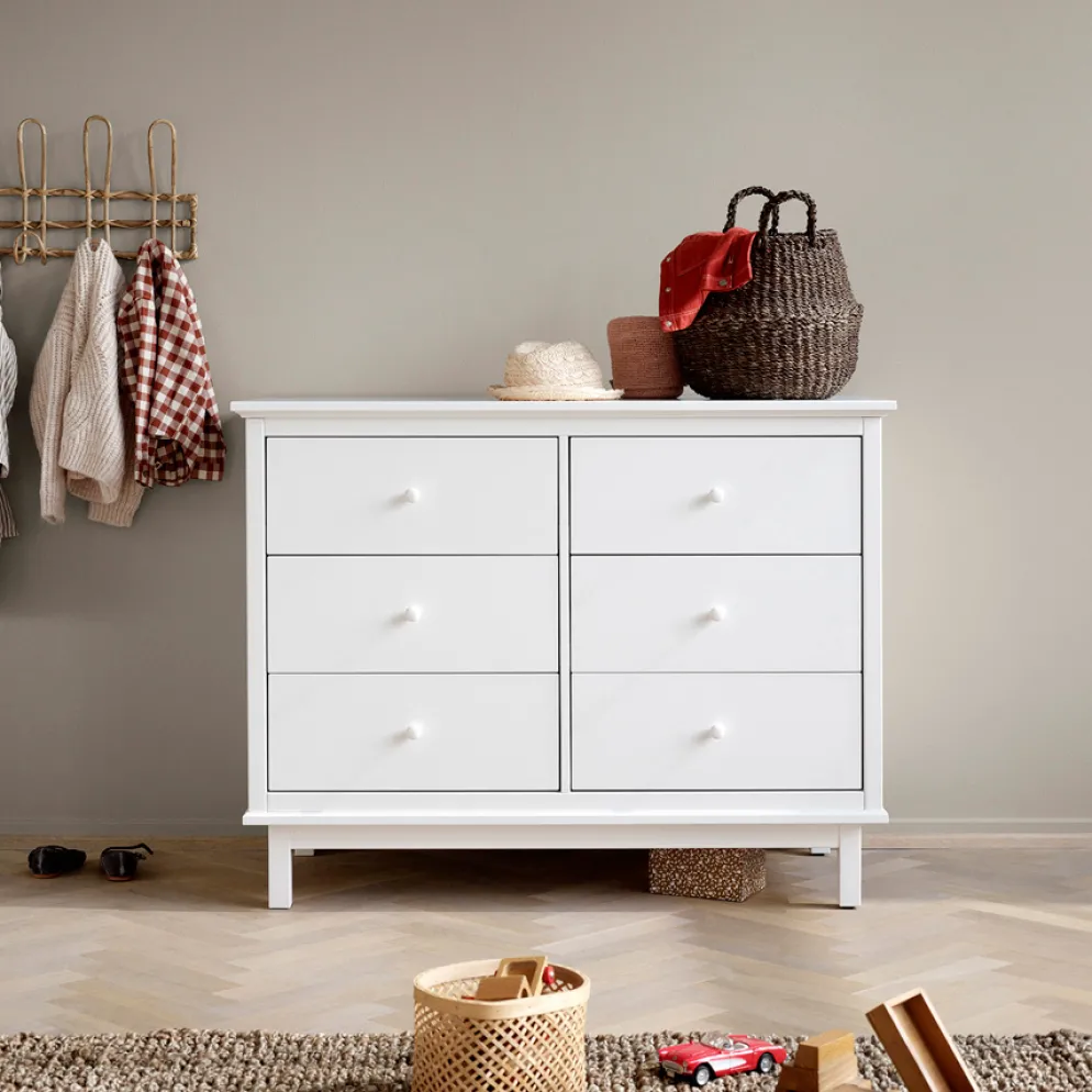 Oliver Furniture Seaside Kommode 6 Schubladen Weiß
