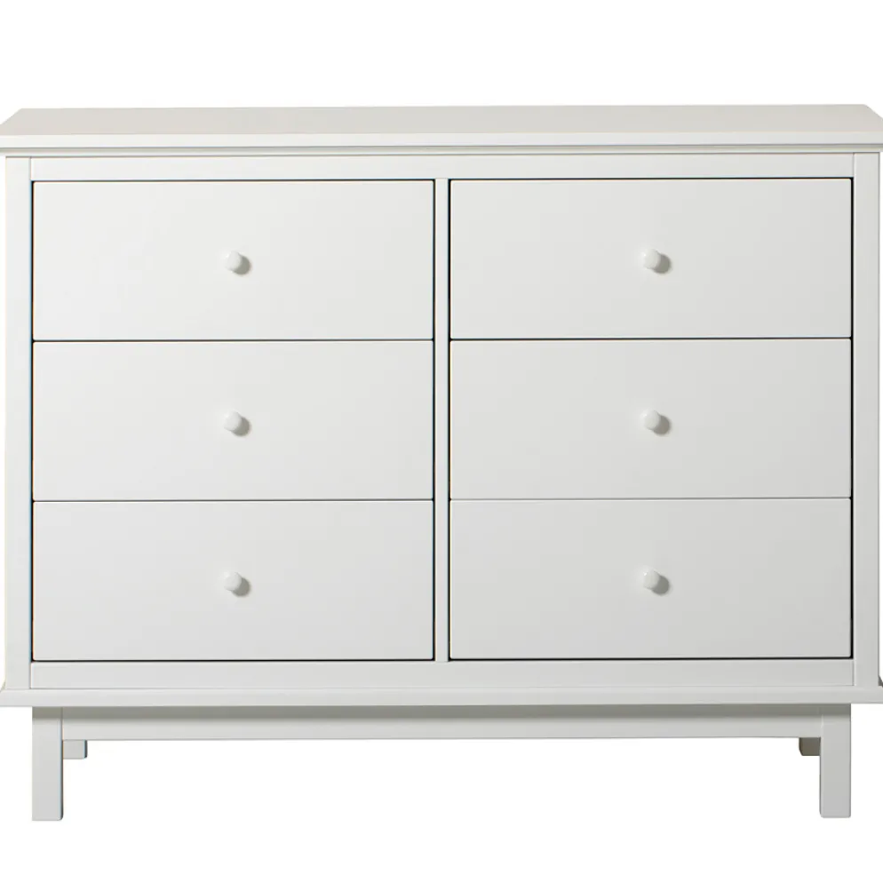 Oliver Furniture Seaside Kommode 6 Schubladen Weiß