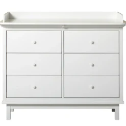 Oliver Furniture Seaside Wickelkommode 6 Schubladen Weiß