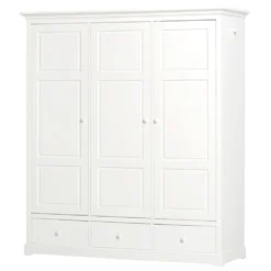 Oliver Furniture 3-türiger Kleiderschrank Weiß Hoch - Sofort Lieferbar!